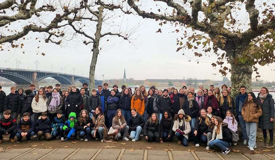 Vorweihnachtlicher Besuch unserer französischen Austauschpartner aus Reims