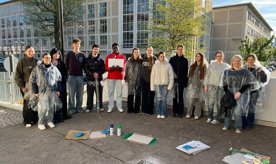 Urban Art an der Ludwigstraße: Der Grundkurs Kunst des Gymnasiums am Rittersberg setzt Akzente