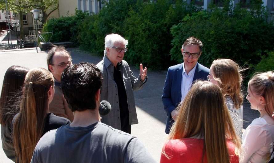 Prominenter Besuch am Rittersberg: Marcel Reif kehrt an seine ehemalige Schule zurück