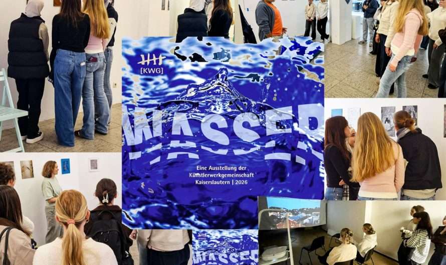 Kunst hautnah erleben: Der Grundkurs Bildende Kunst 13 besucht Ausstellung „Wasser“